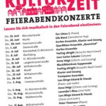 Feierabendkonzerte Übersicht