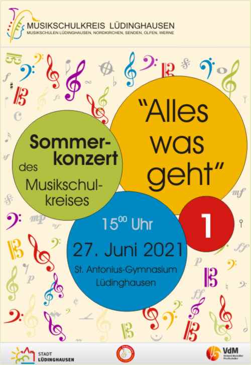 Plakat Sommerkonzert Teil 1