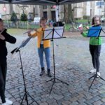 Querflötentrio beim "Feierabendkonzert"