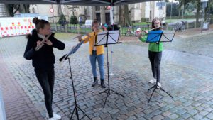 Querflötentrio beim "Feierabendkonzert"