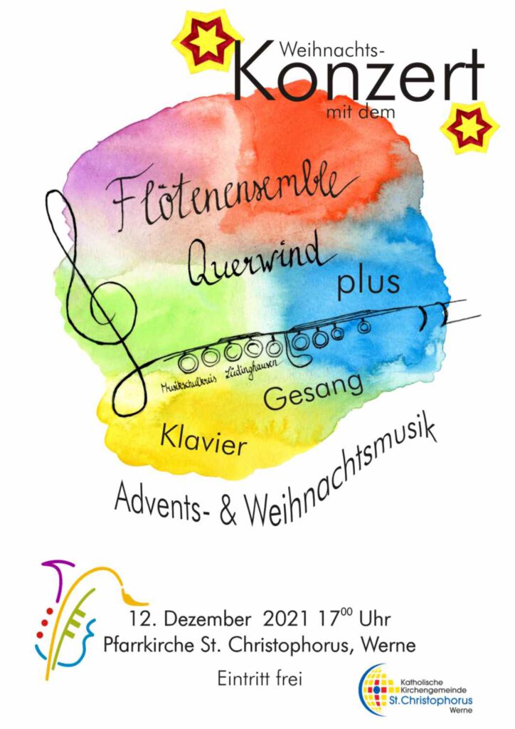 Plakat Querwind Weihnachtskonzert