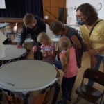 Besuch der Vorschulkinder beim Jugendsinfonieorchester