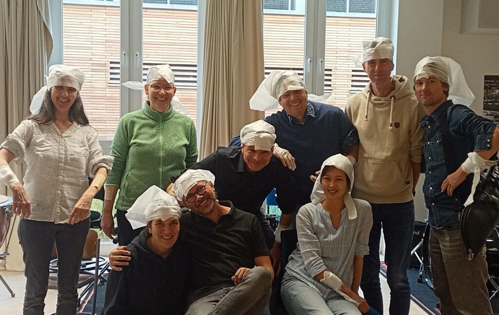 Kollegium beim Erste-Hilfe-Kurs