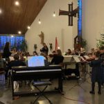 Musizierende beim Konzert "Alle Jahre wieder" in Vinnum