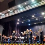 Jugendsinfonieorchester und Flötenensemble "Querwind" beim Neujahrskonzert des Musikschulkreises 2023 in Werne