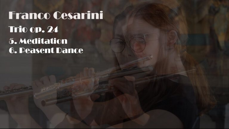 Das mozartastische Flötentrio spielt Franco Cesarini