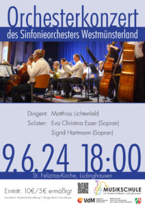 Orchesterkonzert mit dem Sinfonieorchester Westmünsterland @ St Felizitas Lüdinghausen