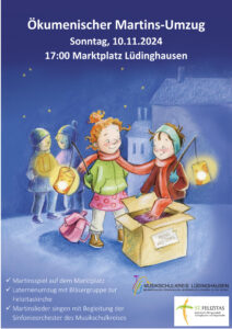 Ökumenischer Martinsumzug @ Marktplatz LH, Umzug zur Felizitas-Kirche