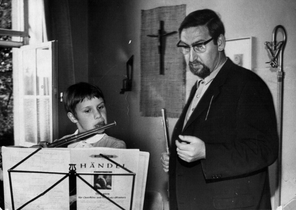 Ulrich Lewin im Unterricht 1969