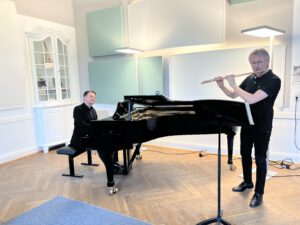 Andreas Heitkamp (flöte) und Andreas Lobisch (Klavier)